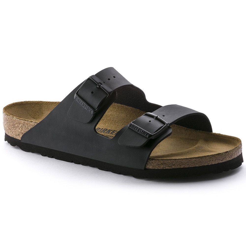 Birkenstocks Arizona Black 2 Strap Sandals - 39